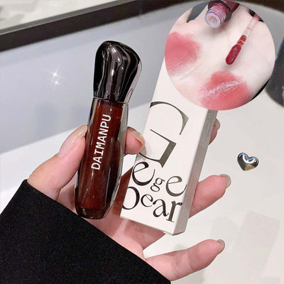 DAIMANPU Super Shiner Lipgloss, Classy Lip Tint, Plumper GEGE , Bear Lipstick(2.8 ml, Sweet Peach)