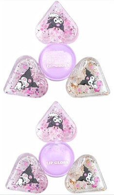 pink cheeks Lip Gloss Spinner Set – Cute Design, Shiny Gloss, Sensory Fun (Pack of 2)(12 ml, multicolor)
