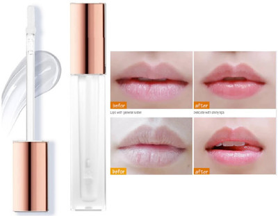 Yuency Lip Gloss Lip Plumping shine Gloss for Soft & Dewy Lips(6 ml, transparent)