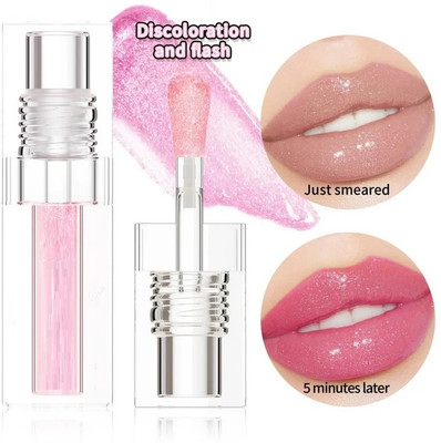 HUZURLU Lip Oil Pink Lip Stain(3 ml)
