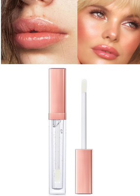 BLUEMERMAID New best Moisturizing lip gloss shiny soft formula(6 ml, TRANSPARENT)