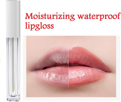 MYEONG Waterproof White Cap Lipgloss(5 ml, TRANSPARENT)