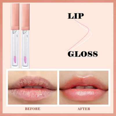 Herrlich Lipgloss Waterproof Long Lasting Gloss(12 g, Transparent)