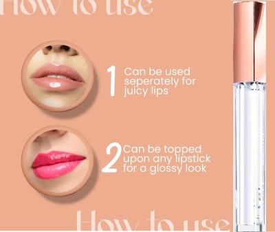 NADJA WATERPROOF NEW CRYSTAL GEL LIP GLOSS FOR WOMEN(6 ml, TRANSPARENT)