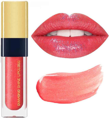 GFSU - GO FOR SOMETHING UNIQUE 01 6ML Diamond Shine Lip Gloss for Supreme Shine, Glide-On Lipstick(6 ml, Pink)