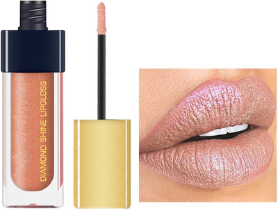 Emijun shimmery shine lip gloss for glossy lip(6 ml, spring glow)