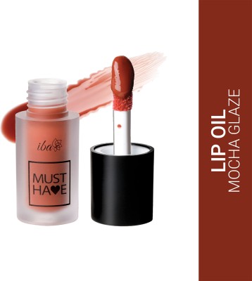 Iba Must Have High Shine Lip Oil with Vitamin C for Making Lips Brighter and Pinker(2.6 ml, 02 Mocha Glaze)