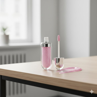 SHENY COLORS Glitter Lip Gloss Moisturizing Metallic Liquid Glossy(10 g, PINK)