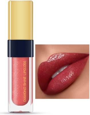 WOONGMI Crystal Lip Gloss Diamond Shine Shimmer Lip Gloss Moisturizing(6 ml, MIDNIGHT LIAR)