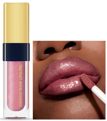 GABBU Diamond Shine Lip Gloss for Shine Lips(6 ml, Shine PINK)