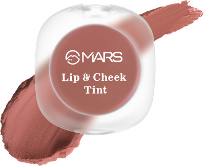 MARS Lip & Cheek Tint for Bold Pop Color | Demi Matte Finish | Dual Function(2.8 g, 03-Support Your Growth)