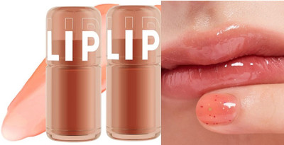 THTC Long Lasting Lip Glow Oil Non-sticky(7.6 ml, peach glow)