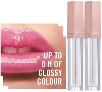 YAWI Lips Makeup Lip Gloss & Soft Matte Shine Lip Glossy Finish(12 ml, Transparent)