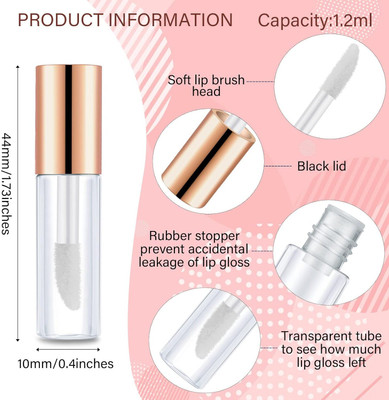 FELICECHIARA Transparent Lip Gloss Moisturizing Lip Gloss I Lipgloss For Glossy Shiny(6 ml, TRANSPARENT)