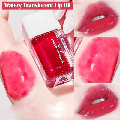 REIMICHI Color Changing Fresh Fruit Lip Oil Long Lasting LIP OIL(3 ml, RED)