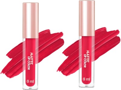 YAWI Liquid Lipstick gives you a flawless matte finish(Hot Pink, 12 ml)