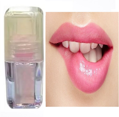 Luipui trending yellow color change pink lip gloss pack of 1(7 ml, pink)