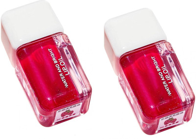 ADJD Shiny glossy finish water proof & long lasting lip shiner COMBO fruit(Pack of: 2, 6 g)