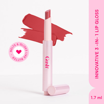 Gush Beauty Hybrid Gloss Butter Balm Stick - Smooch(1.7 g, Rosy Mauve)