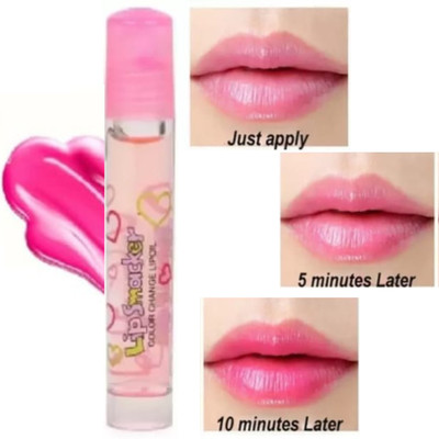 Hidden Beauty Lip Smacker Color change Lip Gloss Natural Pink Lip Oil pack of 1(20 ml, Pink)