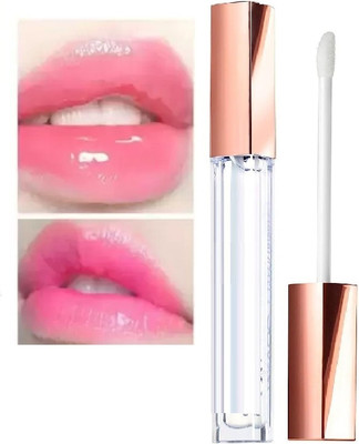 Latixmat Lip Gloss Shiny Clear Mirror Moisturizing Lasting Lip Gloss(6 ml, Transparent)