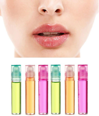 FELICECHIARA Lip Oil Colour Change (Set of 6) Glossy Finish - Transparent(12 ml, MULTI COLOR)