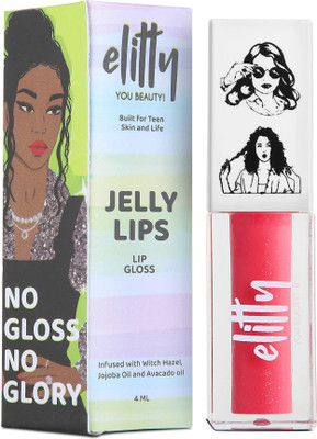 Elitty Lip Gloss For High Shine, Glossy Finish and Hydrating (Pretty Drip)(4 ml, Pretty Drip)