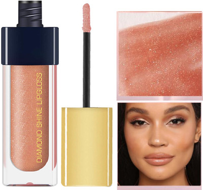 GABBU Diamond Shine Lip Gloss Lipstick for Glossy Effect After Glow(6 ml, After Glow)