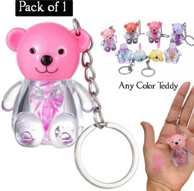 BRM TRADERS 2 in1 Key Chain Bear Moisturizing Lipgloss (Pack of 1)(15 ml, Random)