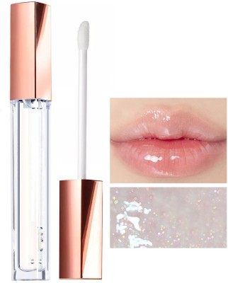 Latixmat Shine Metallic Lip gloss Non Sticky and Hydrating(6 ml, Transparent)