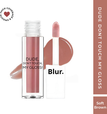 Blur India DUDE DONT TOUCH MY GLOSS | Soft Brown(5 ml, Soft Brown)