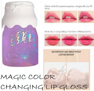 Luipui COLOR CHANGING NAGIC LIP GLOSS FOR SMOOTH AND SHINE LIPS(7 ml, PINK)
