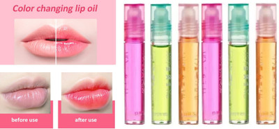 JANOST BEST 3D AWESOME PINK LIP OIL COLOR CHANGE GLOSS FRUITS(12 ml, Pink)