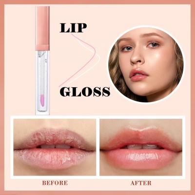 NADJA Lip Gloss Transparent Primer Lip Non-sticky Long Lasting(6 ml, Transparent)