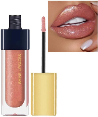 AFARAXIA High Shine Lip Color For Glossy Look Lightweight Non Sticky Lip gloss(6 ml, Light brown)
