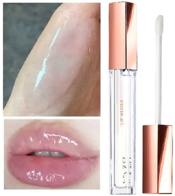 SILDUST Moisturizing Pigmented Lip Gloss, Natural Shiny Gloss(6 ml, Transparent)