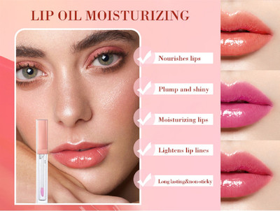 Herrlich Glossy Clear Moisturizing Lip Gloss Long Lasting Soft Lips(6 g, Transparent)