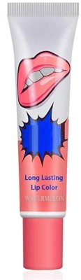 MYEONG Lip Gloss Waterproof Peel Off Liquid Tint Matte(15 g, Watermelon)