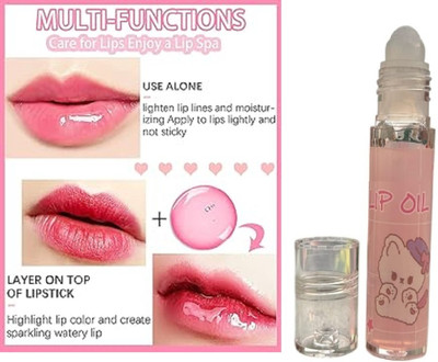 FELICECHIARA HD Lip Serum Roll On Glossy & Shiny Moisturizing & Nourishing Effect(10 ml, Transparent)