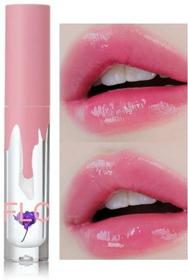 GFSU - GO FOR SOMETHING UNIQUE New Korean High Shine Non-Sticky Flower Lip Gloss(6 ml, TRANSPARENT)