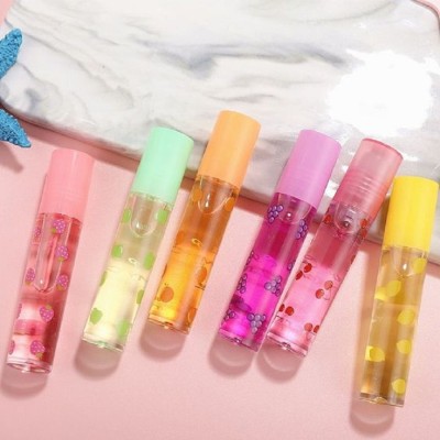 Emijun Lip Oil Liquid Roller Ball Mouth Oil waterproof and smudge-proof lips(18 ml, MULTI COLOR)