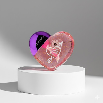 Divyaan Beauty Korean Viral Heart Shaped Blush Cream Blush For Cheeks(100 g, Multicolor)