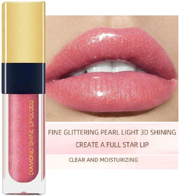 THTC Diamond sparkle lipstick lip gloss 03(6 ml, Dreamy pink)