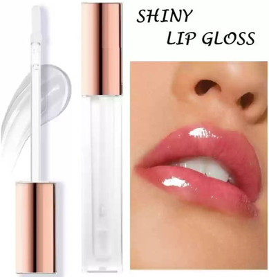HUZURLU Long wear TRANSPARENT LIP GLOSS BEST FOR SOFT LIPS(6 ml, Transperent)