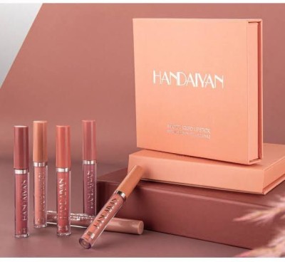 glam more HANDAIYAN Liquid Matte Lipstick set Waterproof |Long lasting 6 pcs(200 g, multicolour)