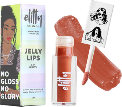 Elitty Lip Gloss For High Shine, Glossy Finish and Hydrating (Pretty Boujee)(4 ml, Pretty Boujee)