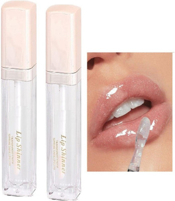 Yuency Combo glossy finish water proof & long lasting lip shiner(6 ml, transparent)