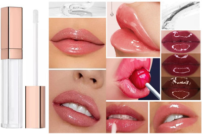 NADJA NEW SHINY AND GLOSSY TRANSPARENT LIP GLOSS FOR GIRLS(6 ml, TRANSPARENT)
