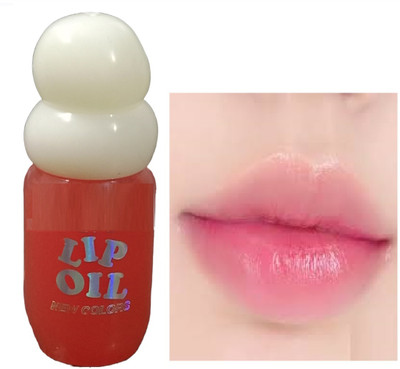 Luipui best trending long lasting peach change to pink lip gloss pack of 1(7 ml, pink)