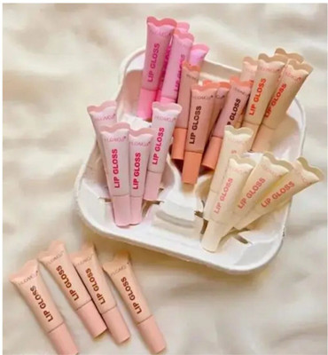 FITBYTE Cute lip gloss for women - girls pack of 1 random(10 ml, Multicolor)